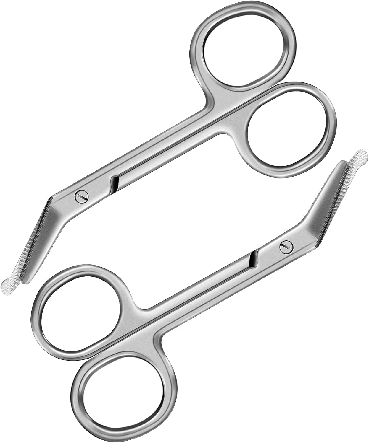 قیچی بانداژ TERRIFI، قیچی استیل ضد زنگ، 4.3 x 2.1 اینچ، خمیده (2 عدد)