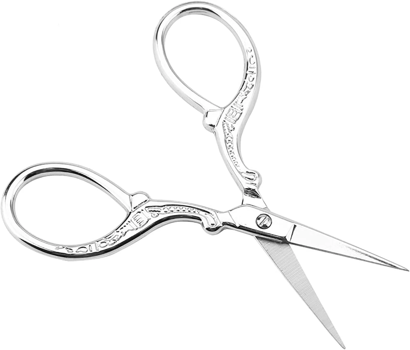 قیچی گلدوزی استیل ضد زنگ، قیچی خیاطی عتیقه، قیچی آرایشی، قیچی خیاطی، قیچی خیاطی کوچک خانگی (نقره ای) قیچی گلدوزی استیل ضد زنگ، قیچی خیاطی عتیقه، قیچی آرایشی، قیچی خیاطی، قیچی خیاطی کوچک خانگی (نقره ای)