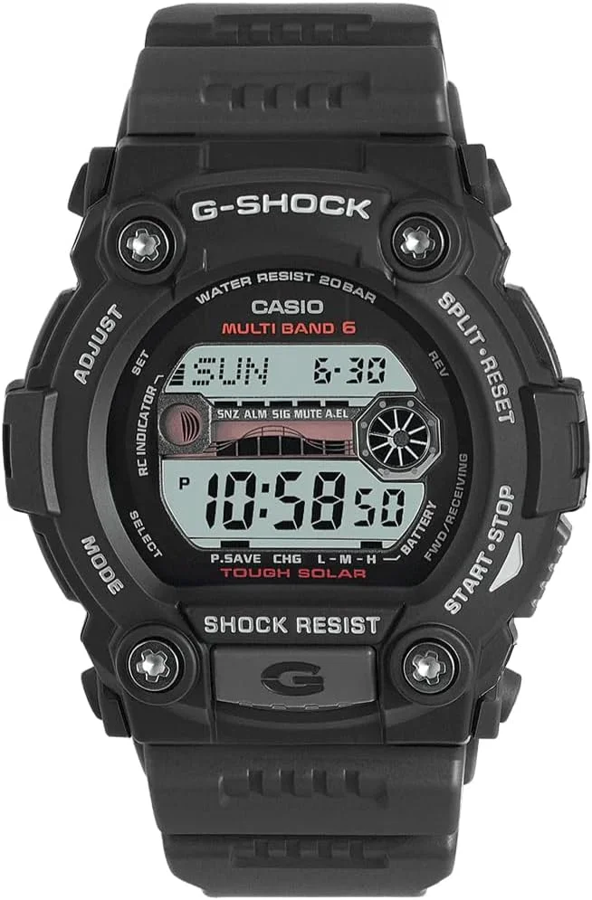 ساعت مچی مردانه کاسیو کوارتز، نمایشگر دیجیتال و بند رزینی GW-7900-1ER ساعت مچی مردانه کاسیو کوارتز، نمایشگر دیجیتال و بند رزینی GW-7900-1ER
