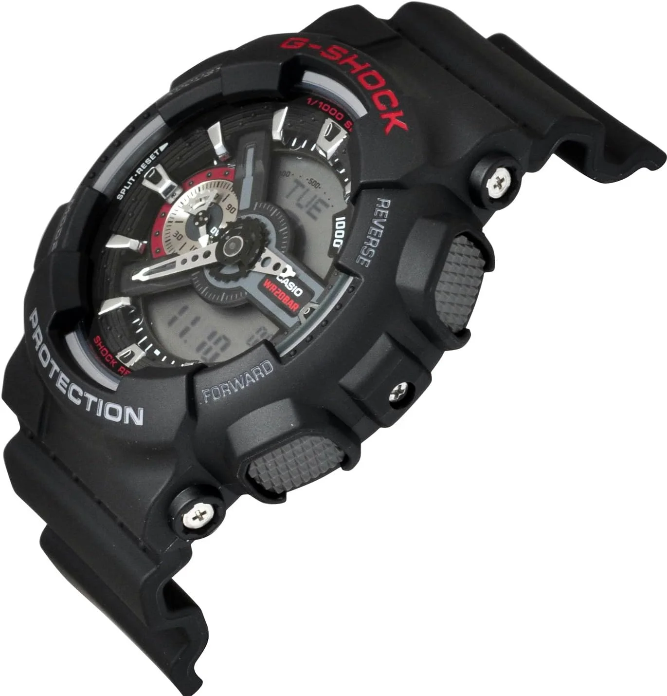 ساعت مچی مردانه کاسیو کوارتز، نمایشگر آنالوگ-دیجیتال و بند رزین ساعت مچی مردانه کاسیو کوارتز، نمایشگر آنالوگ-دیجیتال و بند رزین