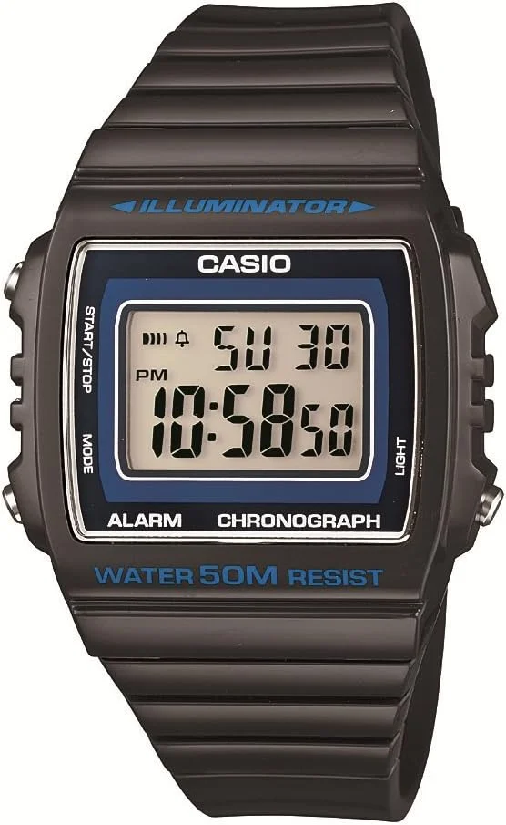 ساعت مچی مردانه کاسیو مدل Classic Collection Digital Quartz Resin W – 215H 8AVEF