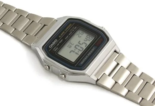 ساعت مچی دیجیتال مردانه کاسیو مدل کلاسیک با بند استیل ضد زنگ، دارای آلارم و کرنومتر، تقویم خودکار، قفل قابل تنظیم و مقاوم در برابر آب ساعت مچی دیجیتال مردانه کاسیو مدل کلاسیک با بند استیل ضد زنگ، دارای آلارم و کرنومتر، تقویم خودکار، قفل قابل تنظیم و مقاوم در برابر آب