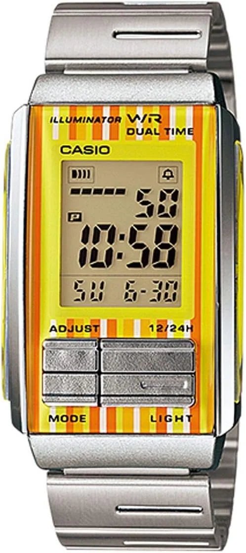 ساعت مچی مردانه کاسیو مدل LA-201W-9CDF، زرد