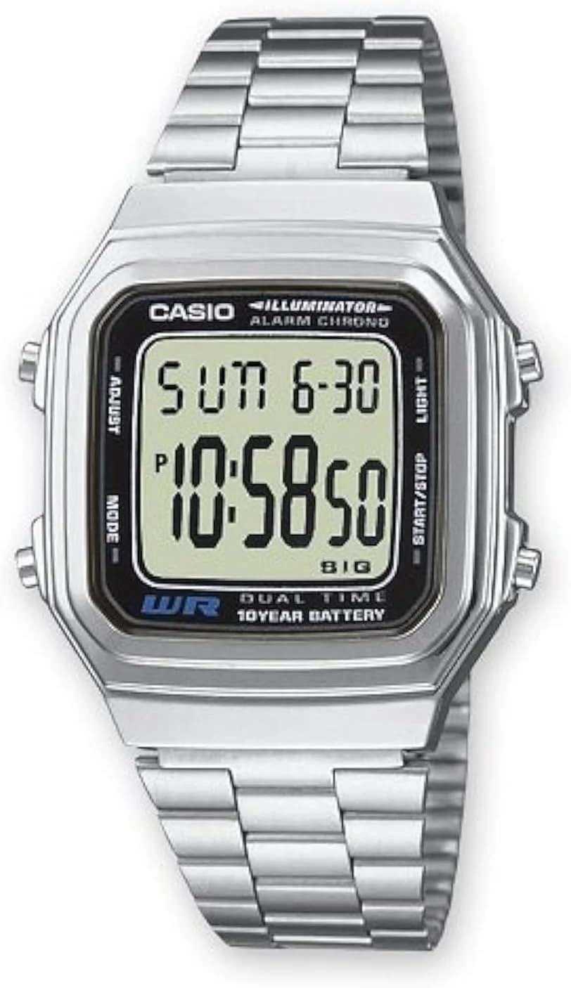 ساعت مچی دیجیتال استیل ضد زنگ کاسیو (A178WA-1ADF) زنانه