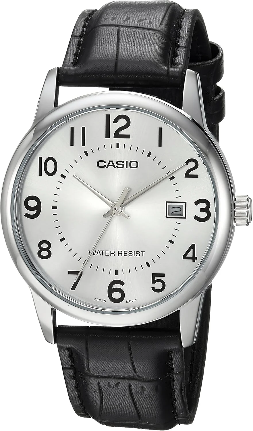 ساعت مچی مردانه کاسیو - MTP-V002L-7BUDF صفحه خاکستری، بند مشکی