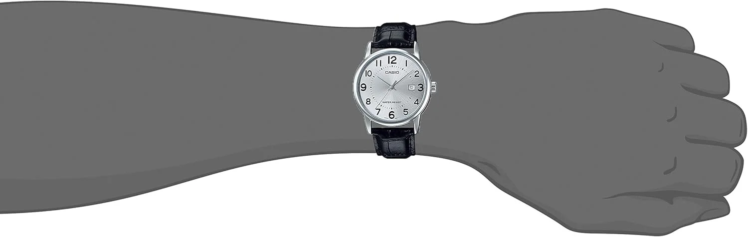 ساعت مچی مردانه کاسیو - MTP-V002L-7BUDF صفحه خاکستری، بند مشکی ساعت مچی مردانه کاسیو - MTP-V002L-7BUDF صفحه خاکستری، بند مشکی