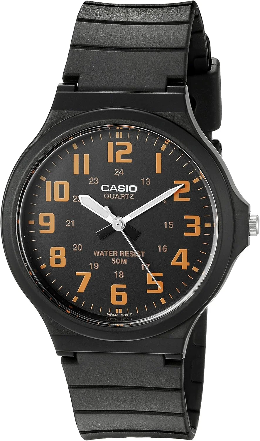 ساعت مچی مردانه کاسیو مدل MW240-4BV، کوارتز مشکی با طراحی خوانا