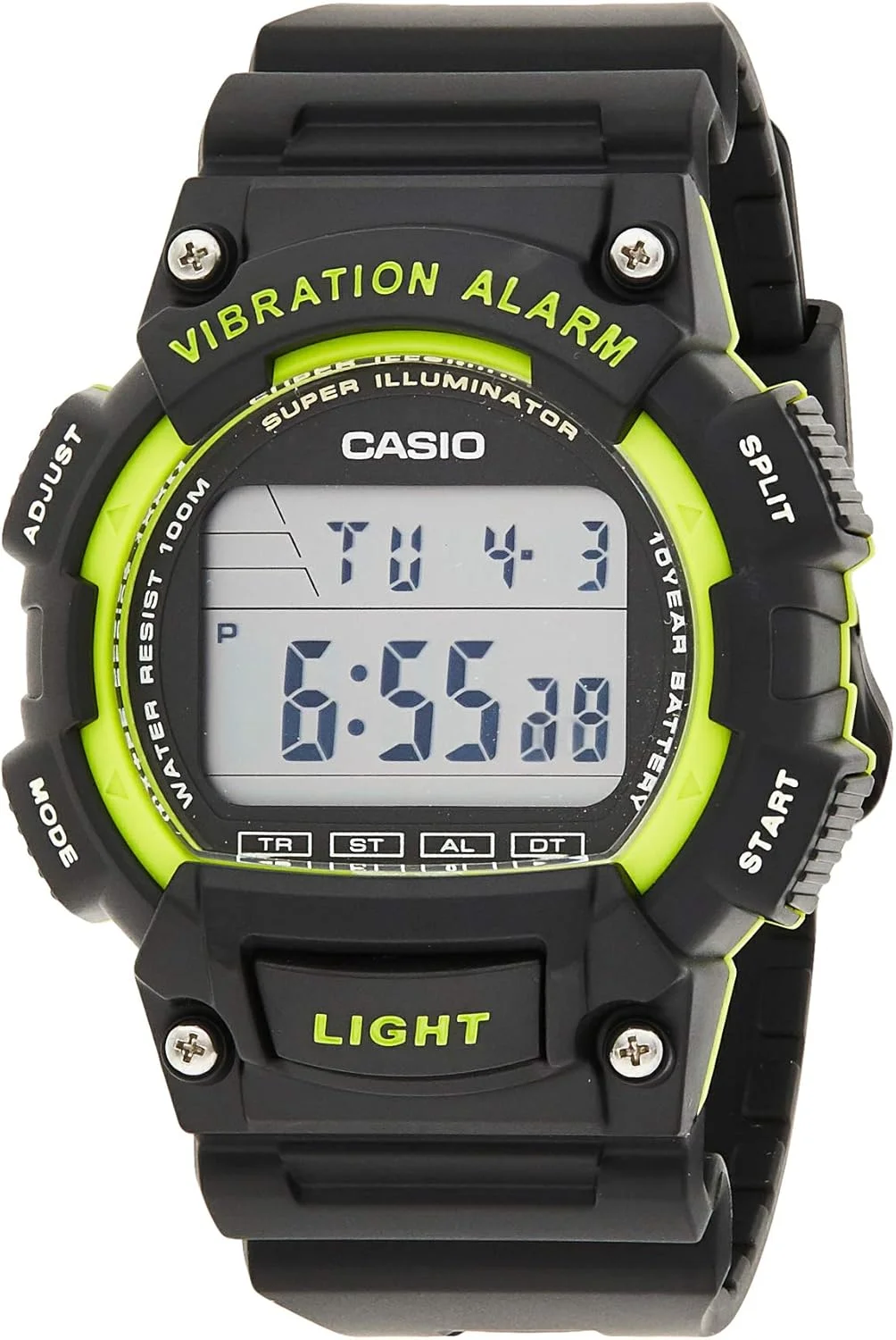 ساعت مچی مردانه کاسیو مدل اسپرت دیجیتال رزینی