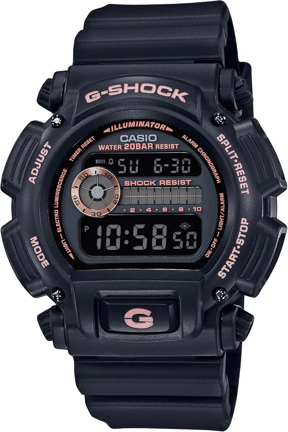 ساعت مچی مردانه کاسیو مدل DW-9052GBX-1A4 با نمایشگر دیجیتال