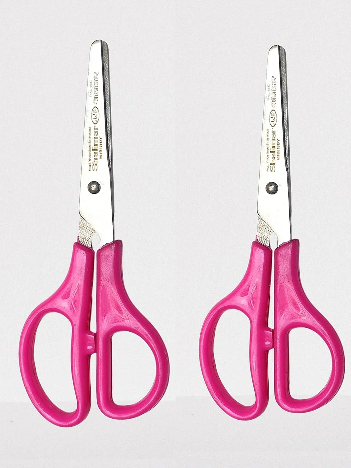قیچی کودکانه برند SHALIMAR SCISSORS COMPANY | 5 اینچ | نوک گرد | مناسب دست راست و چپ | برای کاغذ، کاردستی، مدرسه (ست 2 عددی)