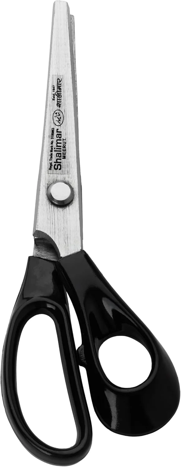 قیچی زیگزاگ حرفه ای 9 اینچی شالیمار برای برش پارچه، کار خیاطی، فولاد ملایم، دسته های ارگونومیک، فوق العاده تیز، قیچی دالبر برای خیاطی قیچی زیگزاگ حرفه ای 9 اینچی شالیمار برای برش پارچه، کار خیاطی، فولاد ملایم، دسته های ارگونومیک، فوق العاده تیز، قیچی دالبر برای خیاطی