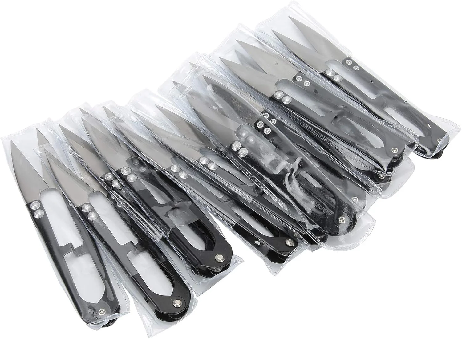 قیچی خیاطی نخ 12 عددی فولاد کربنی SK5، قیچی نخ فنری 12 عددی، نخ بر، قیچی کوچک، انبردست پیرایش، قیچی نخ فنری، لوازم جانبی صنایع دستی نخ کوک متقاطع