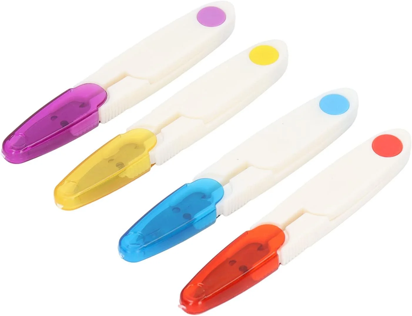 قیچی خیاطی، قیچی پارچه ای کوچک و جمع و جور با کاربردهای فراوان 4 عددی برای پارچه برای پروژه های خیاطی DIY Wzsydn