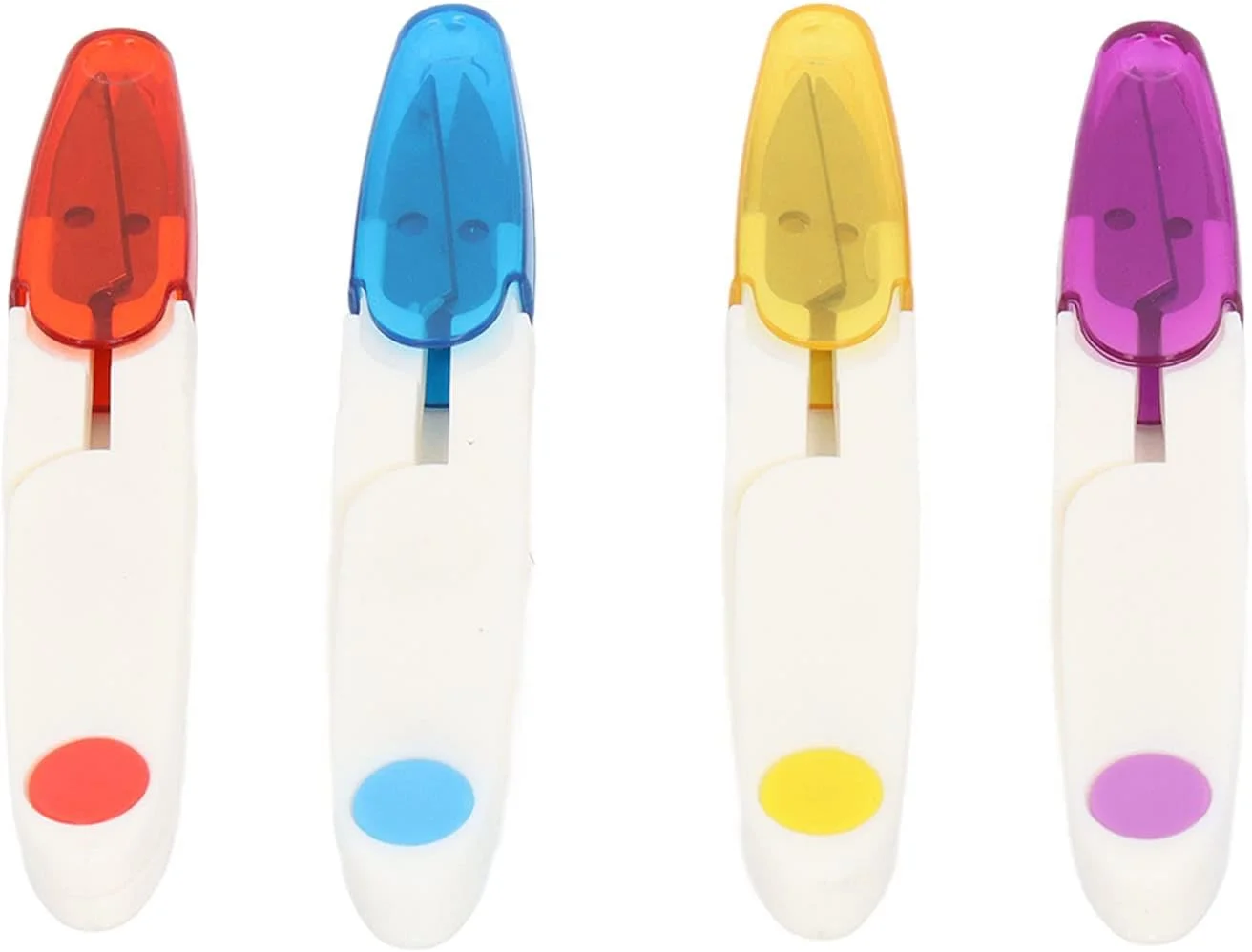 قیچی خیاطی، قیچی پارچه ای کوچک و جمع و جور با کاربردهای فراوان 4 عددی برای پارچه برای پروژه های خیاطی DIY Wzsydn