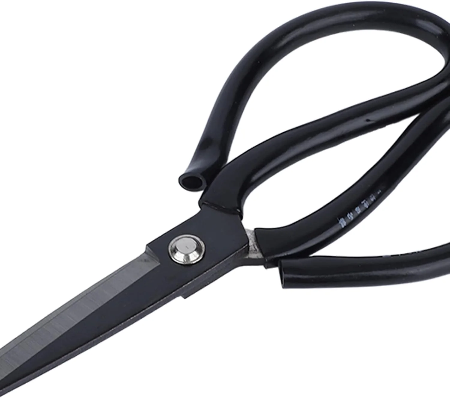 قیچی خیاطی دسته لاستیکی مشکی با طراحی ارگونومیک، قیچی چند منظوره برای برش پارچه، خیاطی و دوخت لباس قیچی خیاطی دسته لاستیکی مشکی با طراحی ارگونومیک، قیچی چند منظوره برای برش پارچه، خیاطی و دوخت لباس