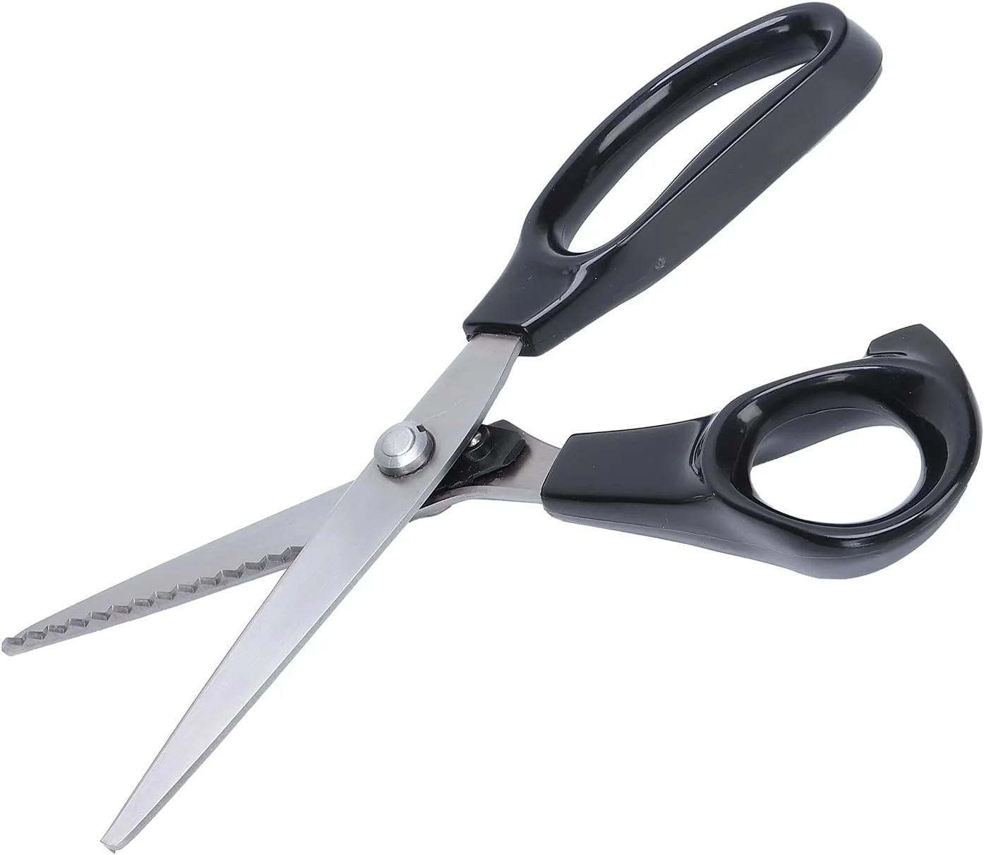 قیچی دالبر موجی، قیچی زیگزاگ استیل ضد زنگ بادوام، راحت برای لبه دوزی چرم، خیاطی پارچه و صنایع دستی