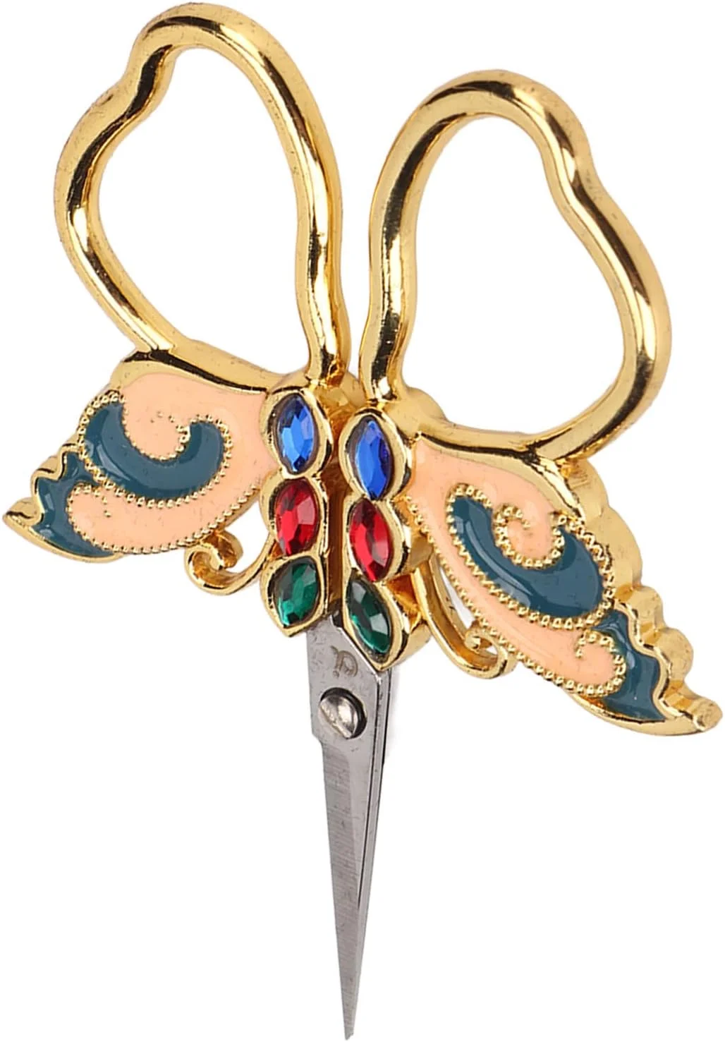 قیچی گلدوزی خیاطی Tesoura Retro، برشگر با ظاهر منحصر به فرد به سبک رترو برای کارهای هنری و صنایع دستی DIY و سوزن دوزی