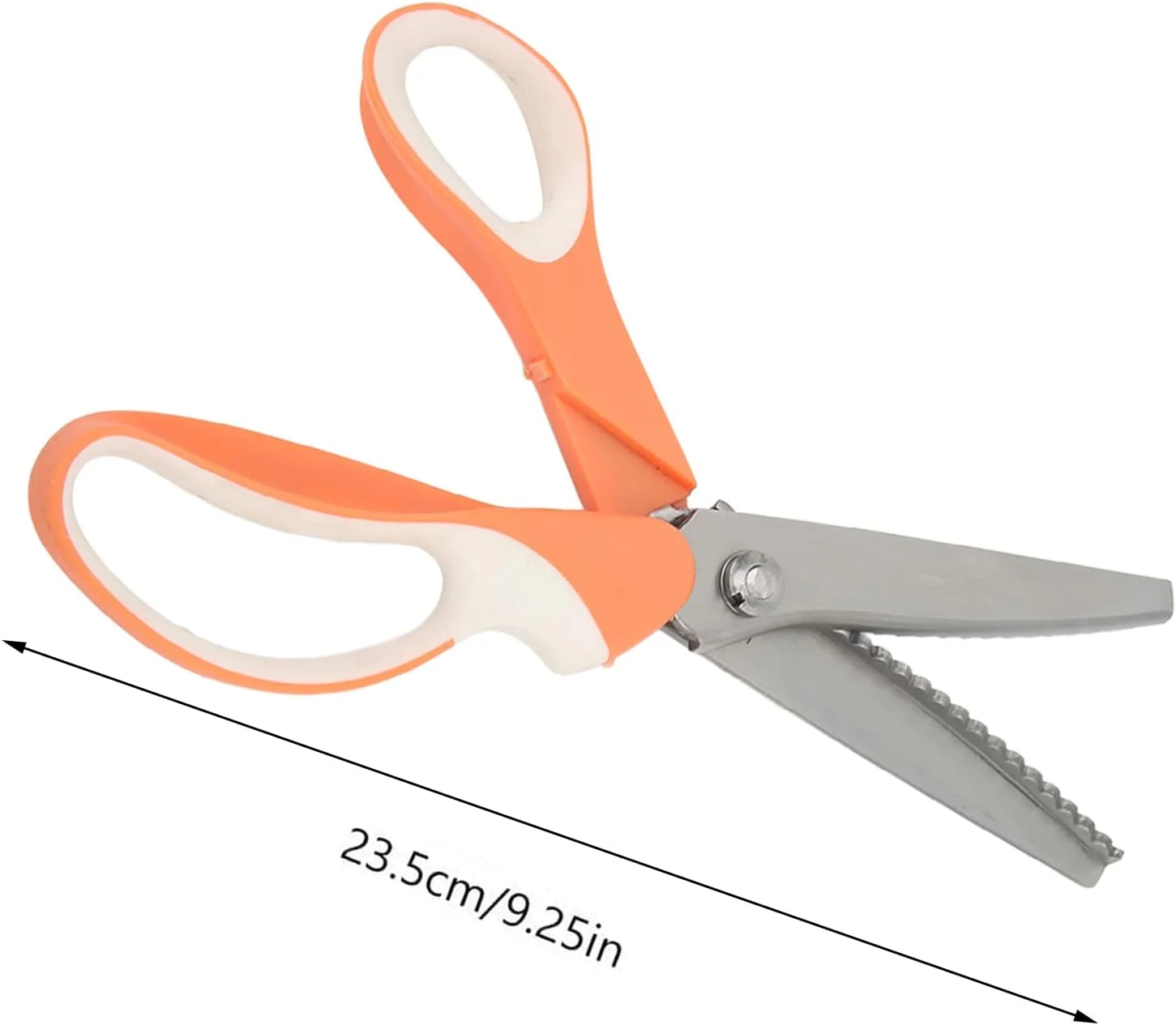 قیچی دندانه دار، قیچی زیگزاگ استیل ضد زنگ قابل حمل حرفه ای نفیس برای صنایع دستی پارچه ای قیچی دندانه دار، قیچی زیگزاگ استیل ضد زنگ قابل حمل حرفه ای نفیس برای صنایع دستی پارچه ای