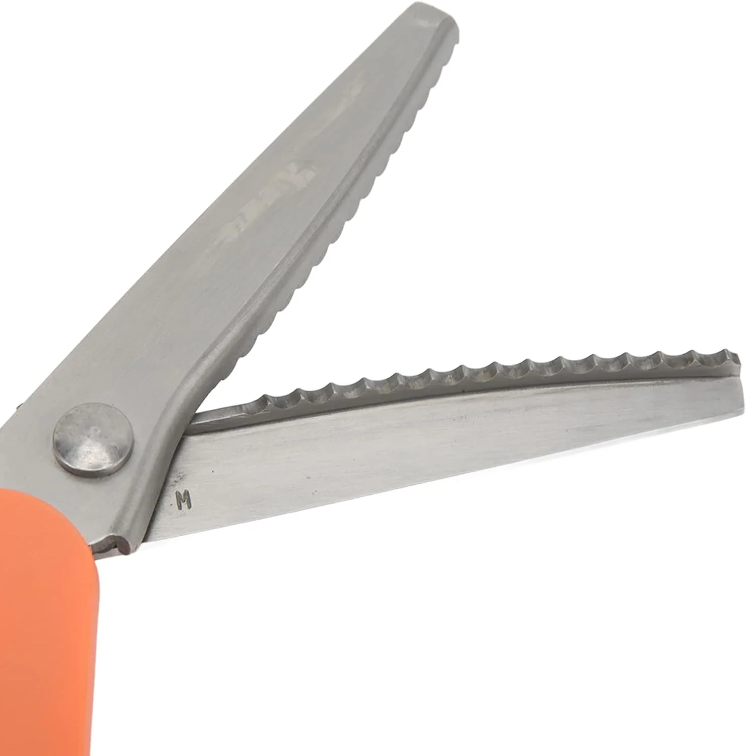 قیچی دندانه دار، قیچی زیگزاگ استیل ضد زنگ قابل حمل حرفه ای نفیس برای صنایع دستی پارچه ای قیچی دندانه دار، قیچی زیگزاگ استیل ضد زنگ قابل حمل حرفه ای نفیس برای صنایع دستی پارچه ای