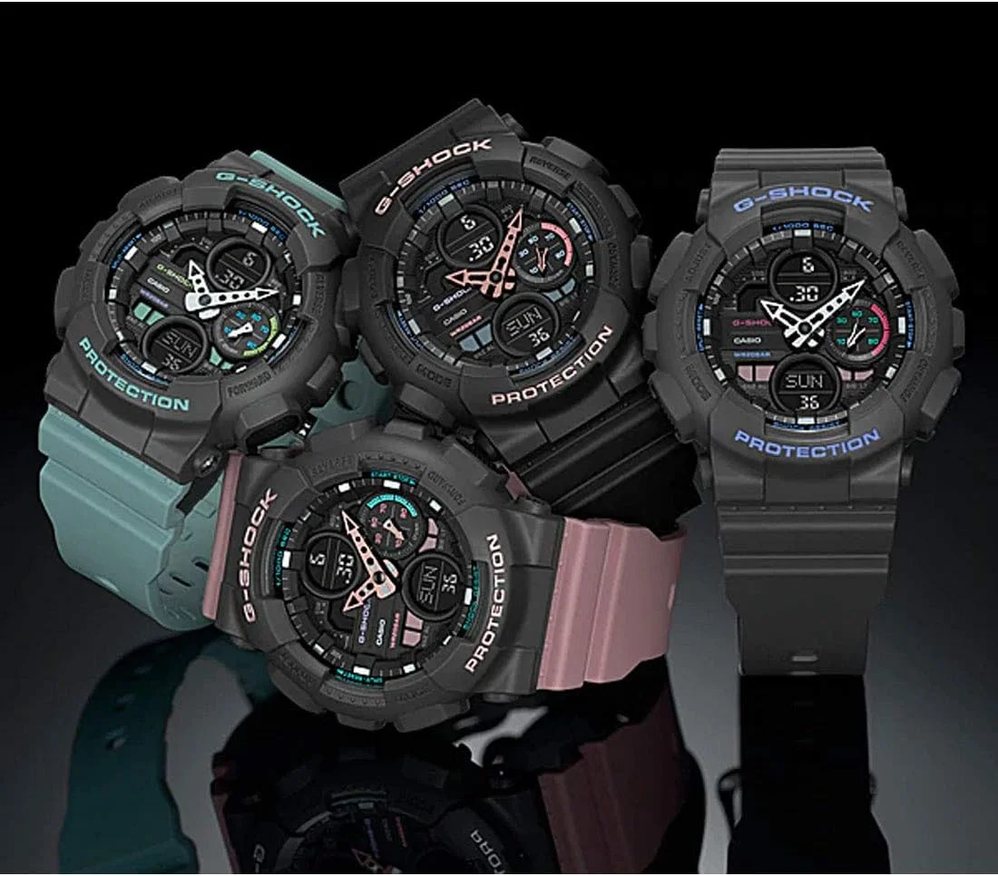 ساعت مچی مردانه کوارتز کاسیو، نمایشگر آنالوگ-دیجیتال و بند رزینی GMA-S140-1A ساعت مچی مردانه کوارتز کاسیو، نمایشگر آنالوگ-دیجیتال و بند رزینی GMA-S140-1A