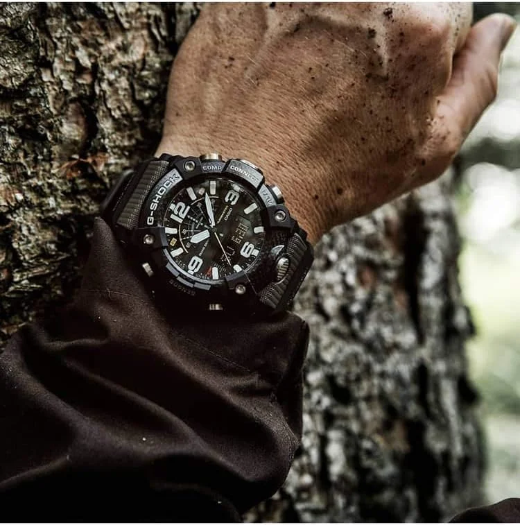 ساعت مچی مردانه کوارتز کاسیو، نمایشگر آنالوگ-دیجیتال و بند رزینی GG-B100-1A3ER ساعت مچی مردانه کوارتز کاسیو، نمایشگر آنالوگ-دیجیتال و بند رزینی GG-B100-1A3ER