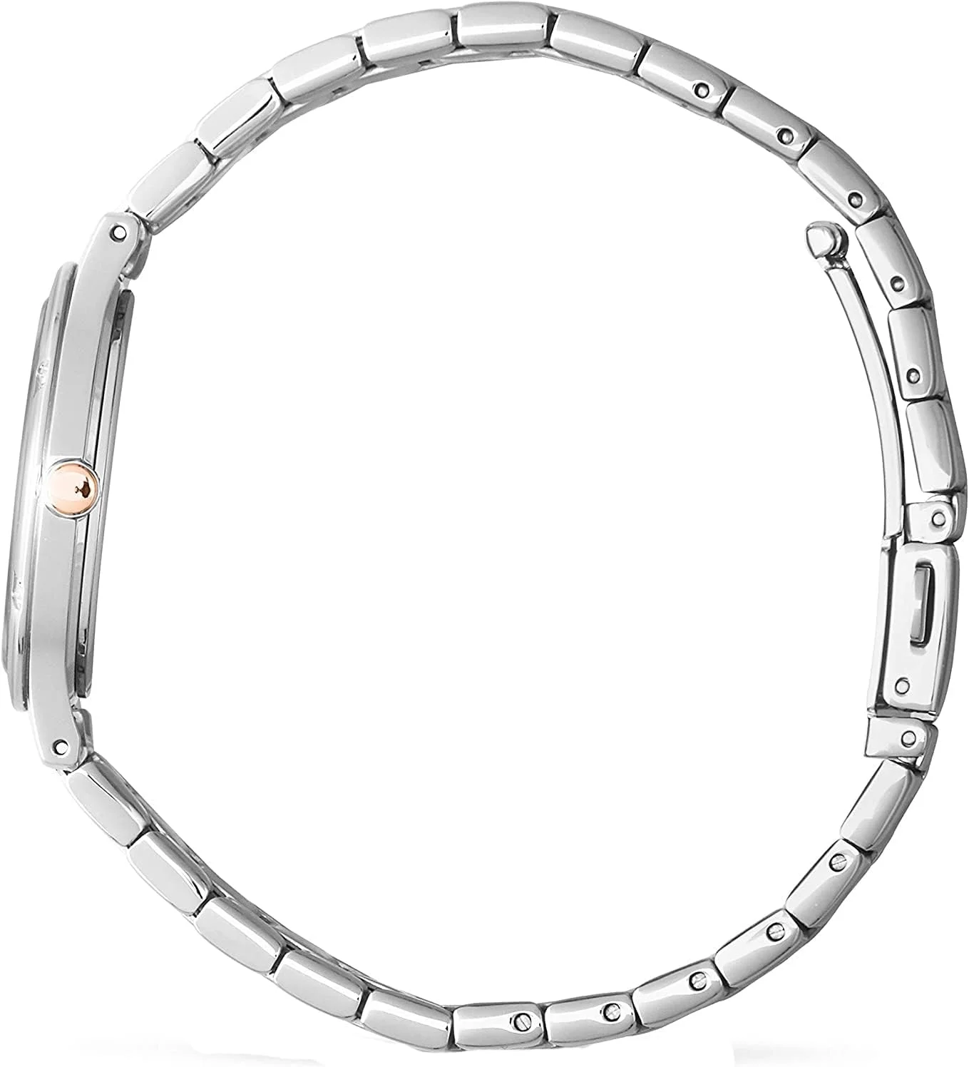 ساعت مچی عقربه‌ای زنانه کاسیو مدل SHE-4533D-7AUER با بند استیل ضد زنگ، نقره‌ای/نقره‌ای