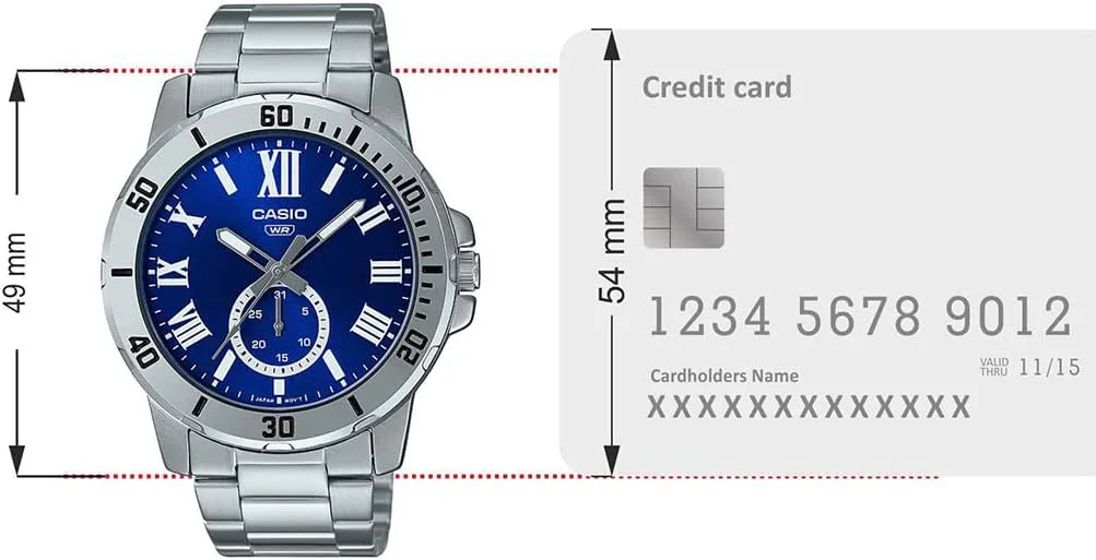 ساعت مچی مردانه کاسیو مدل MTP-VD200D-2BUDF ساعت مچی مردانه کاسیو مدل MTP-VD200D-2BUDF