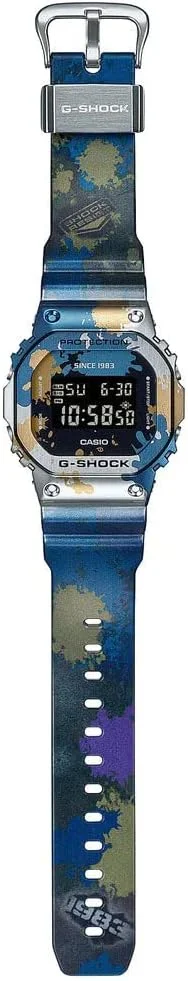 ساعت مچی دیجیتال کوارتز یونیسکس کاسیو مدل GM-5600SS-1ER با بند پلاستیکی، چند رنگ، بند ساعت مچی دیجیتال کوارتز یونیسکس کاسیو مدل GM-5600SS-1ER با بند پلاستیکی، چند رنگ، بند