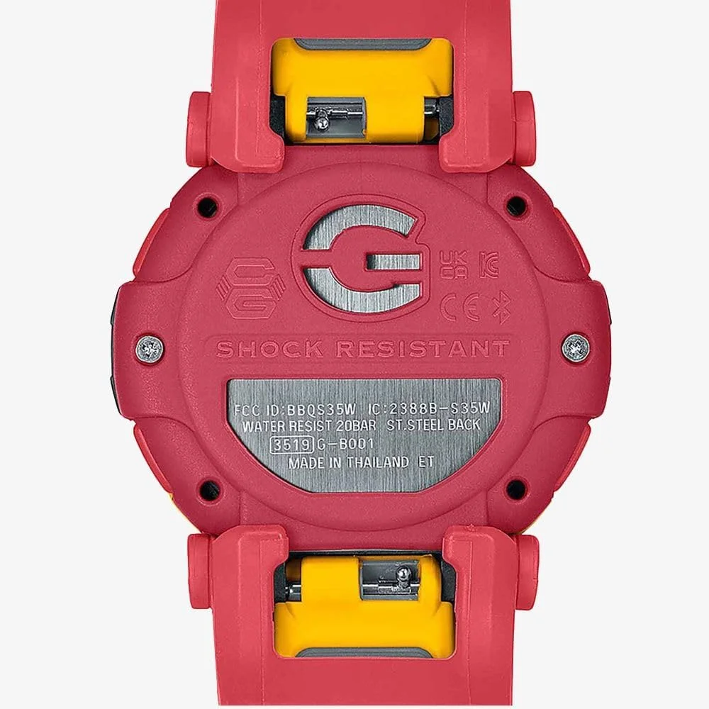 ساعت مچی دیجیتال مردانه کاسیو مدل G-B001MVE-9ER با بند پلاستیکی، زرد، اسپرت ساعت مچی دیجیتال مردانه کاسیو مدل G-B001MVE-9ER با بند پلاستیکی، زرد، اسپرت