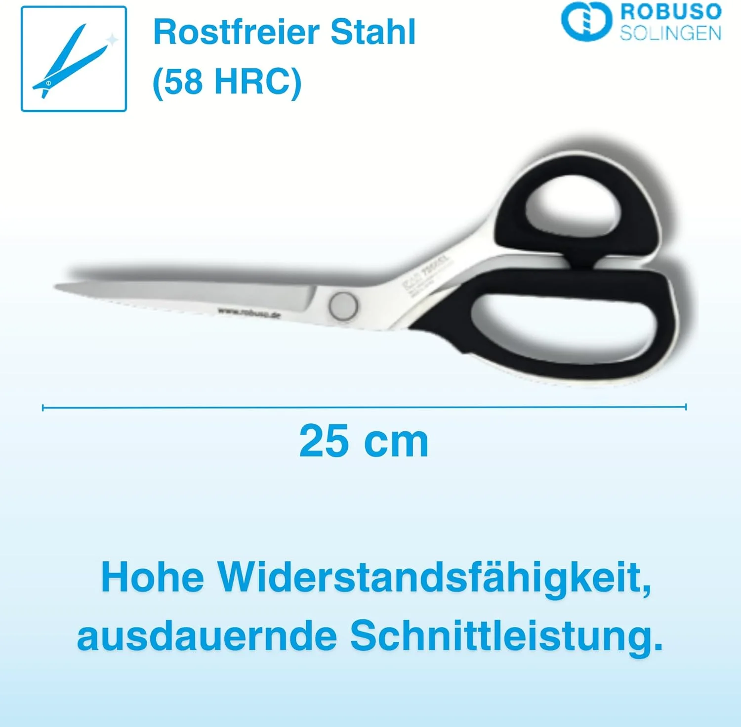 قیچی خیاطی ROBUSO KAI مخصوص افراد چپ دست، قیچی پارچه، قیچی های High-Tech از ژاپن، دندانه دار ریز، قیچی چپ دست، چپ 9.5 اینچ (25 سانتی متر)، استیل ضد زنگ، محکم قیچی خیاطی ROBUSO KAI مخصوص افراد چپ دست، قیچی پارچه، قیچی های High-Tech از ژاپن، دندانه دار ریز، قیچی چپ دست، چپ 9.5 اینچ (25 سانتی متر)، استیل ضد زنگ، محکم
