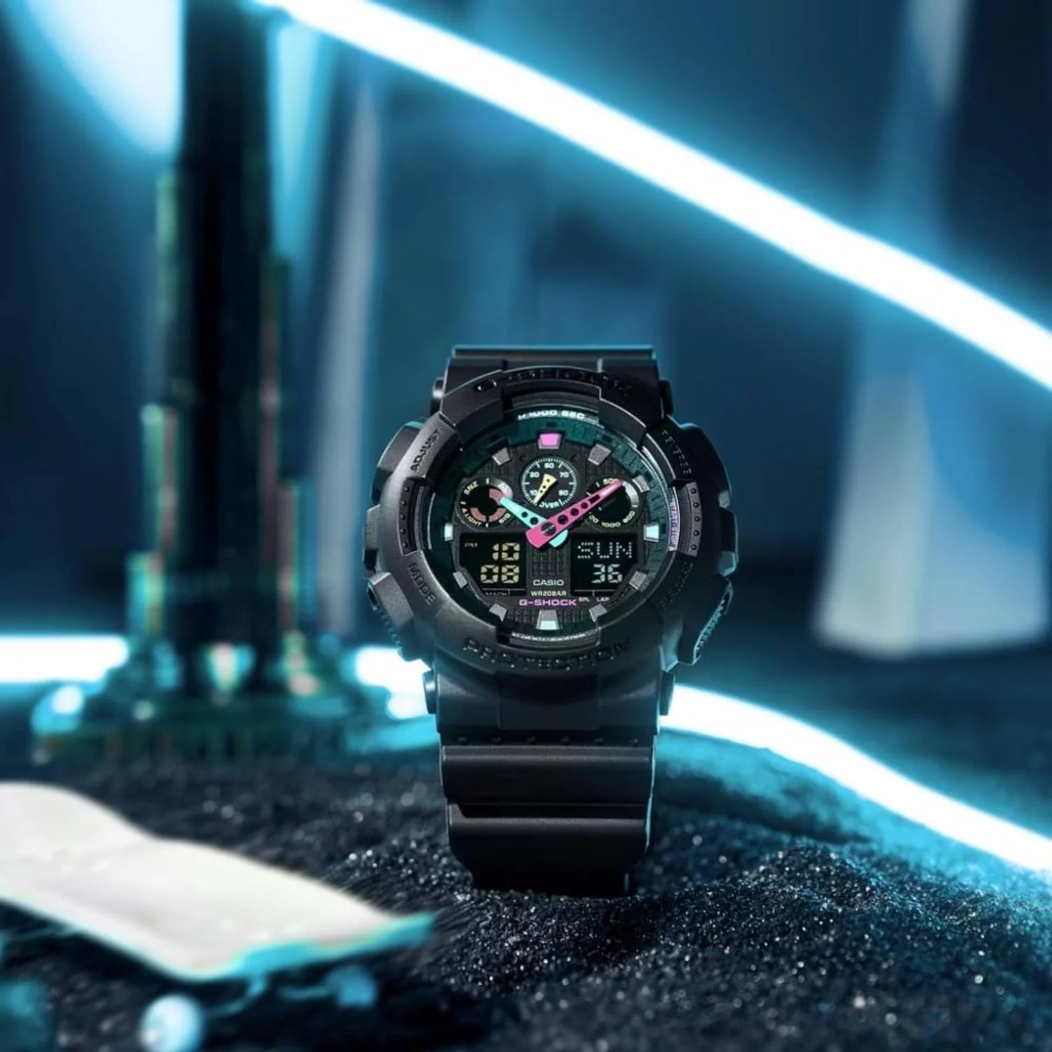 ساعت کاسیو مدل GA-100MF-1ADR مشکی ساعت کاسیو مدل GA-100MF-1ADR مشکی