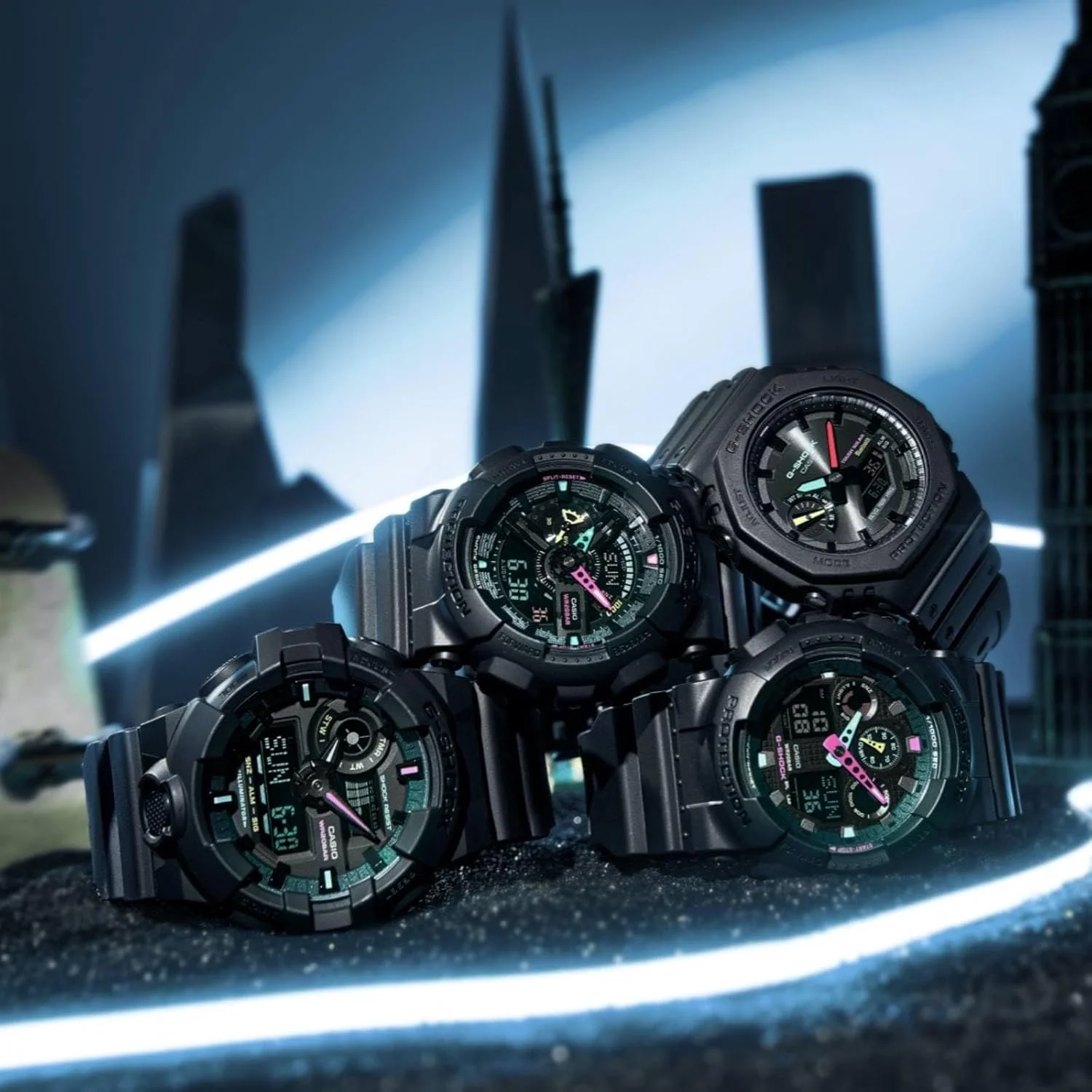 ساعت کاسیو مدل GA-100MF-1ADR مشکی ساعت کاسیو مدل GA-100MF-1ADR مشکی