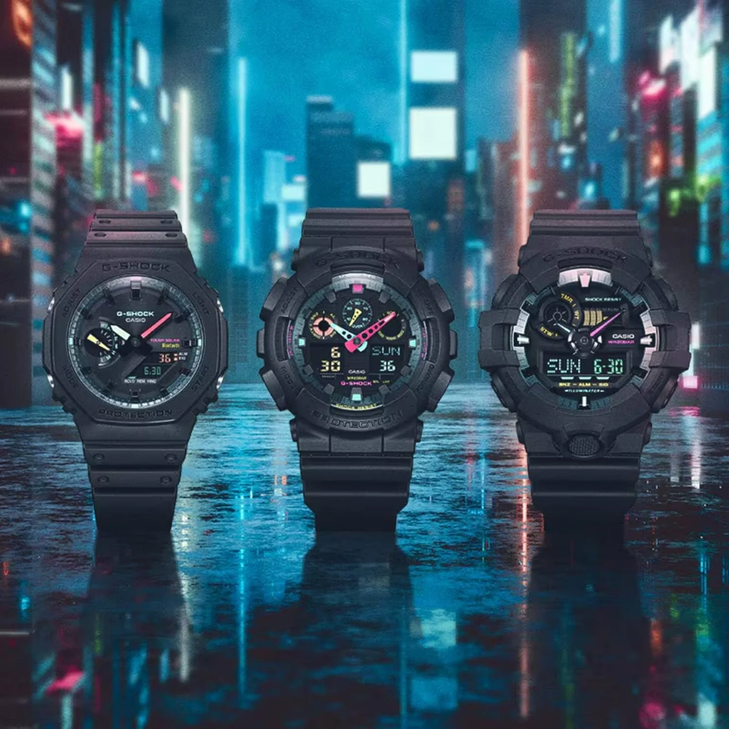 ساعت کاسیو مدل GA-100MF-1ADR مشکی ساعت کاسیو مدل GA-100MF-1ADR مشکی