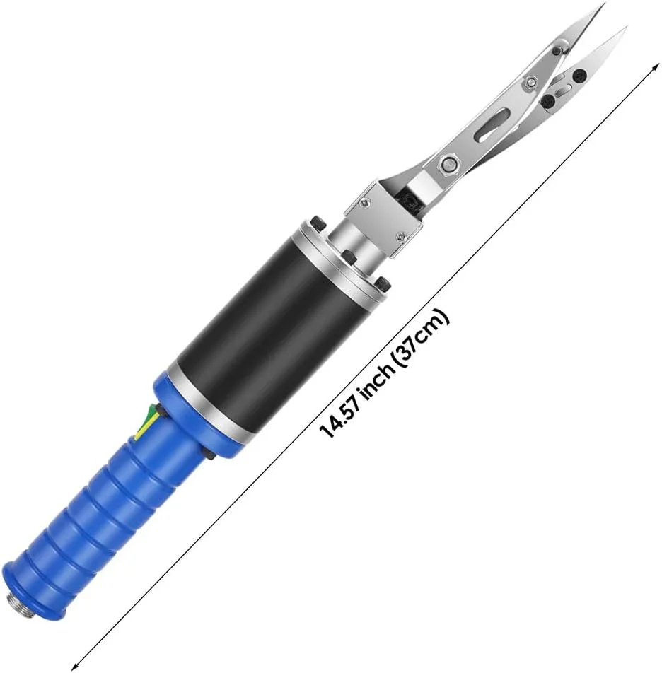 قیچی حکاکی برقی توفتینگ QUTBAG، قیچی مدلینگ و پیرایش حکاکی 200 واتی، قیچی پیرایش فرش با سرعت قابل تنظیم 0 تا 4000 دور در دقیقه برای خیاطی، اسکرپ بوکینگ و صنایع دستی