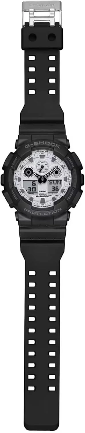 ساعت مچی مردانه کاسیو جی شاک مدل GA-100WD-1ADR مشکی 51.2 میلی متر رزین ساعت مچی مردانه کاسیو جی شاک مدل GA-100WD-1ADR مشکی 51.2 میلی متر رزین