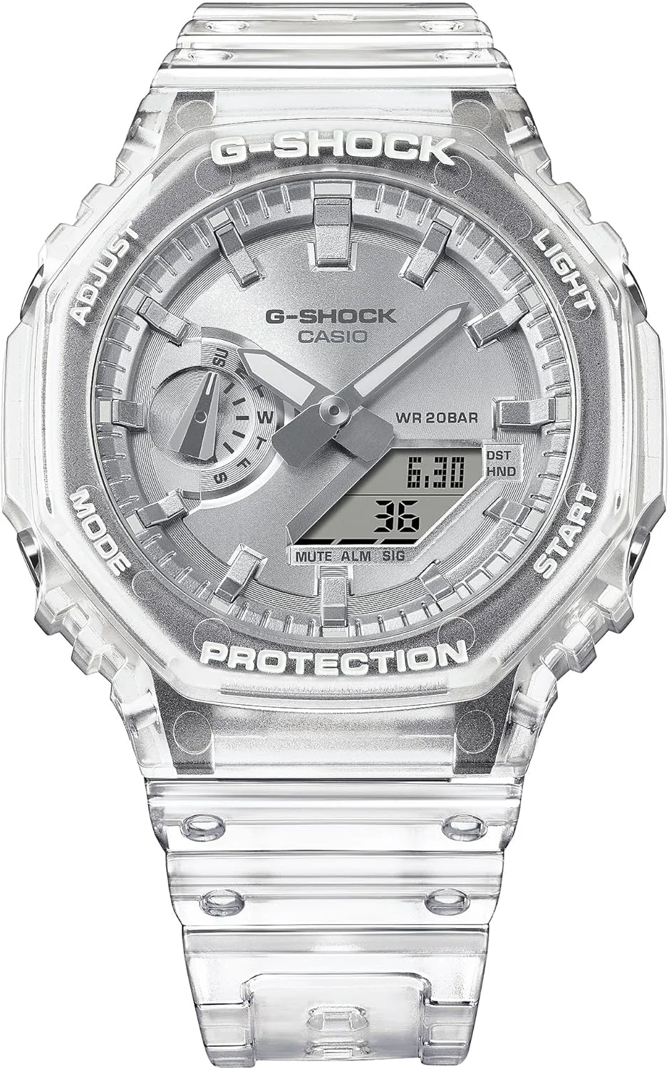 ساعت مچی مردانه کاسیو مدل GA-2100BM-7A8DR سفید