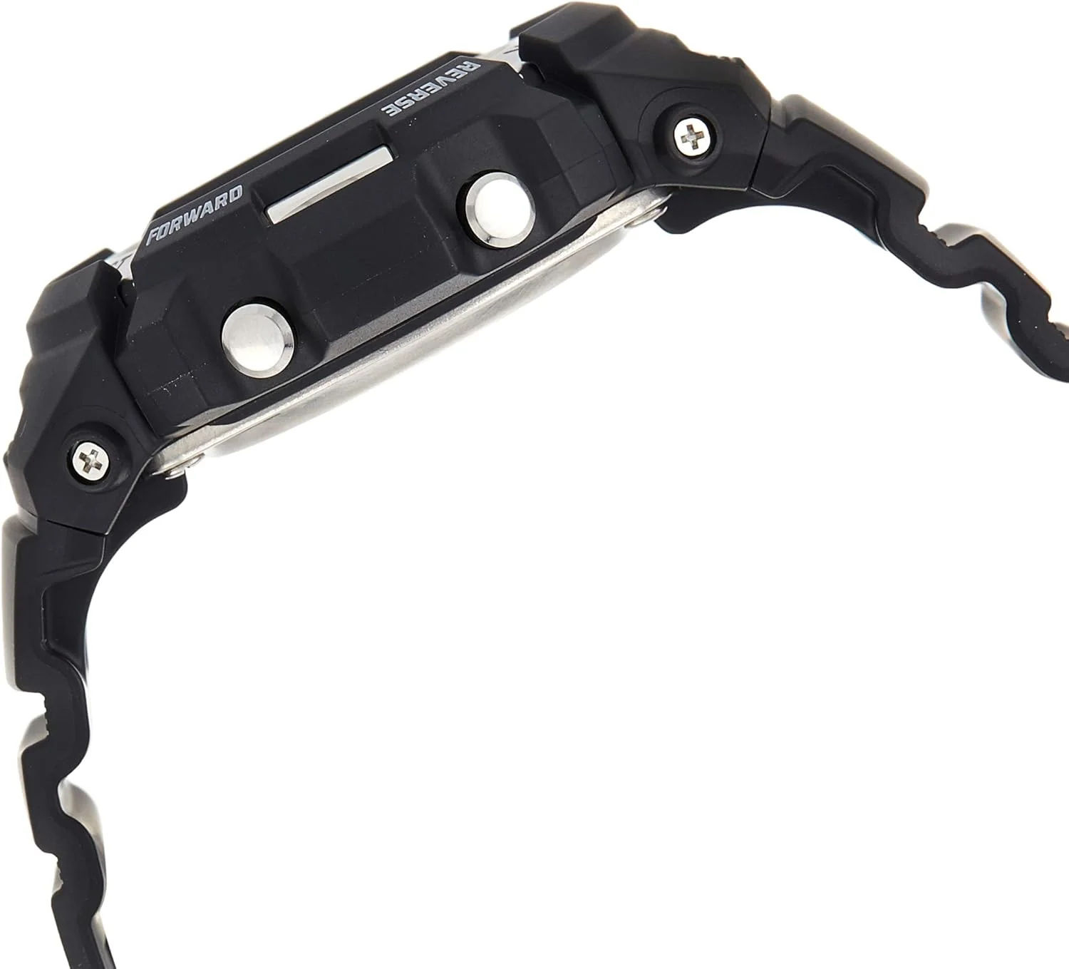 ساعت مچی مردانه کاسیو جی شاک مدل AW-590-1A با صفحه آنالوگ-دیجیتال و بند استیل ضد زنگ
