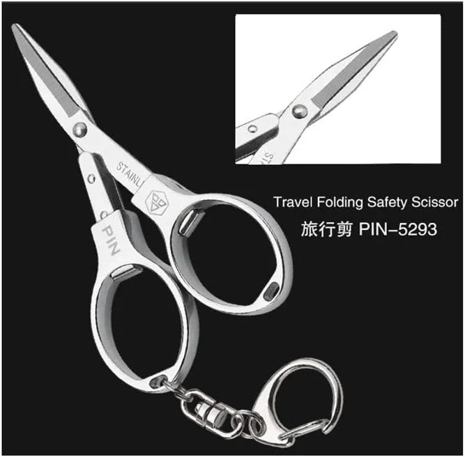 قیچی تاشو مسافرتی چند منظوره ایمنی پین (PIN-5423)، سایز 2.9 اینچ (PIN-5293 (2.9 اینچ)) قیچی تاشو مسافرتی چند منظوره ایمنی پین (PIN-5423)، سایز 2.9 اینچ (PIN-5293 (2.9 اینچ))