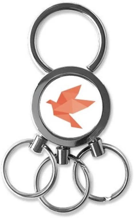 پатرینگ اوรیگامی قهوه‌ای عکس‌باز طیفی کلیدکار سیلیکن | Stainless Steel