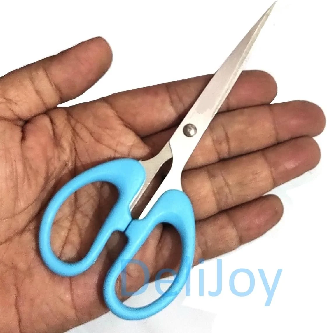قیچی آشپزخانه اداری خانگی برای صنایع دستی و کارها، 6 اینچ طول، تیغه های فولادی نقره ای، برش چند منظوره قیچی آشپزخانه اداری خانگی برای صنایع دستی و کارها، 6 اینچ طول، تیغه های فولادی نقره ای، برش چند منظوره