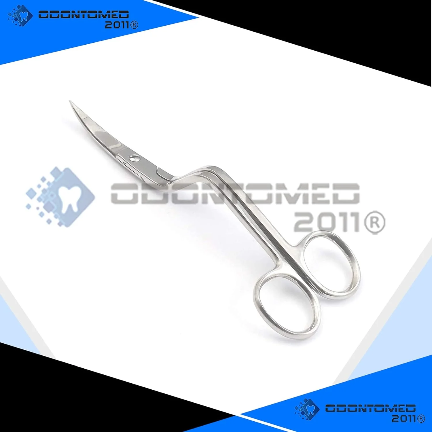 قیچی انحنای دوگانه بزرگ 6 اینچی OdontoMed2011 - لوازم گلدوزی استیل ضد زنگ قیچی انحنای دوگانه بزرگ 6 اینچی OdontoMed2011 - لوازم گلدوزی استیل ضد زنگ