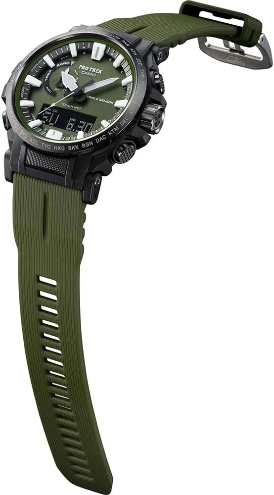 ساعت مچی عقربه‌ای کاسیو مدل PRW-61Y-3ER، چند رنگ، مناسب بزرگسالان