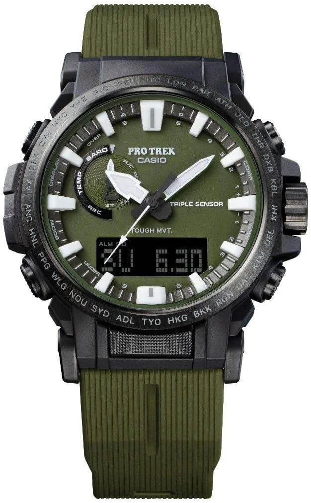 ساعت مچی عقربه‌ای کاسیو مدل PRW-61Y-3ER، چند رنگ، مناسب بزرگسالان