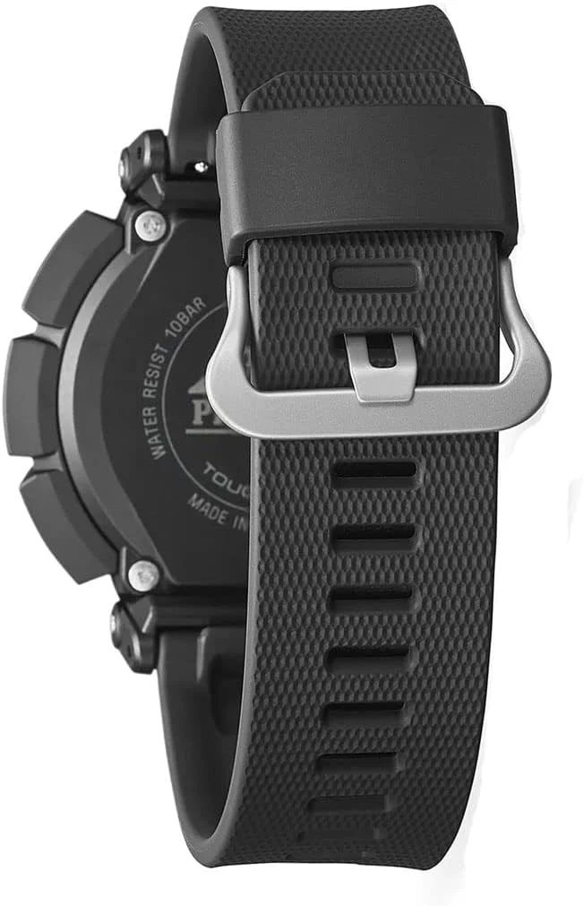 ساعت مچی مردانه کاسیو Pro Trek مناسب فضای باز مدل PRG-340-1ER، بند مشکی
