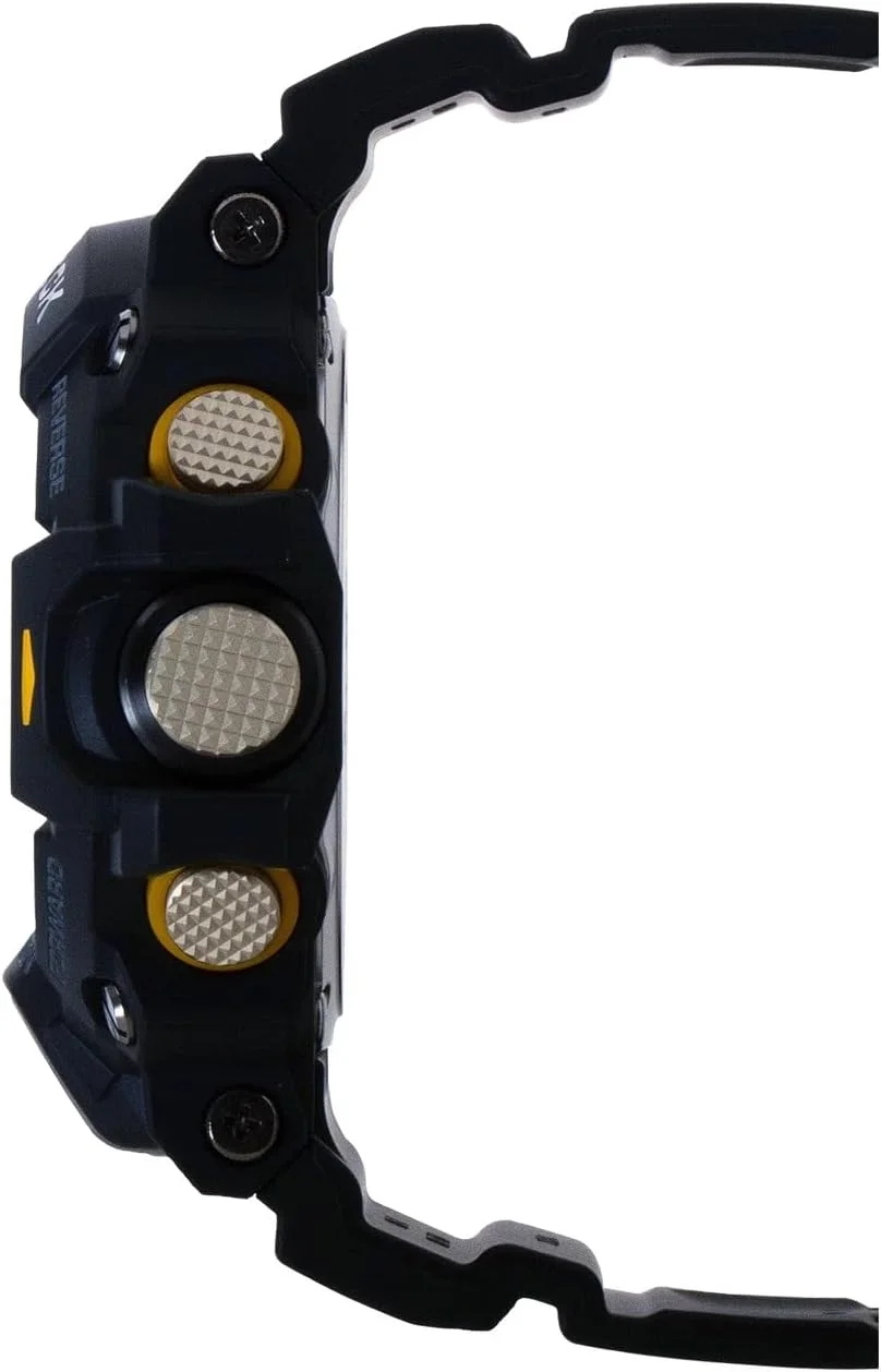 ساعت مچی مردانه کاسیو جی شاک GW9400Y-1 Rangeman اتمی خورشیدی زرد مشکی، مشکی