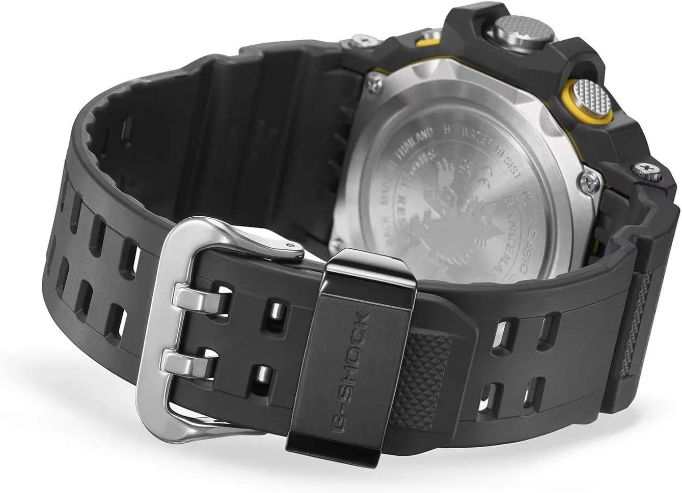 ساعت مچی مردانه کاسیو جی شاک GW9400Y-1 Rangeman اتمی خورشیدی زرد مشکی، مشکی