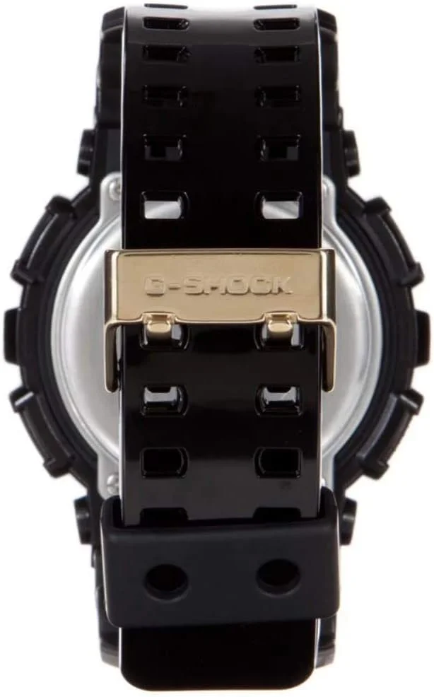 ساعت مچی مردانه کاسیو جی شاک مدل GA-110GB-1ADR با صفحه مشکی رزینی آنالوگ-دیجیتال