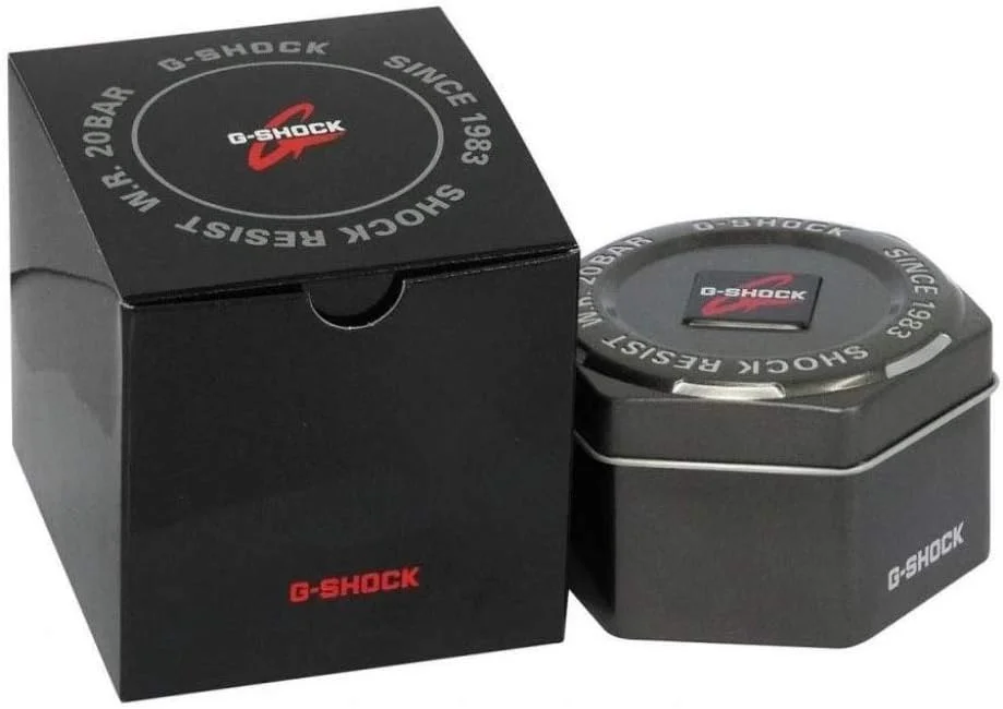 ساعت مچی مردانه کاسیو جی شاک مدل GA-110GB-1ADR با صفحه مشکی رزینی آنالوگ-دیجیتال