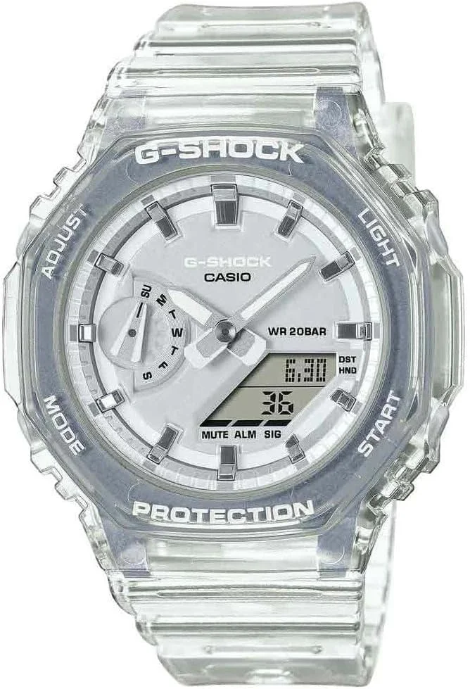 ساعت مچی دیجیتال کوارتز شفاف униsex کاسیو GMA-S2100SK-7AER ساعت مچی دیجیتال کوارتز شفاف униsex کاسیو GMA-S2100SK-7AER