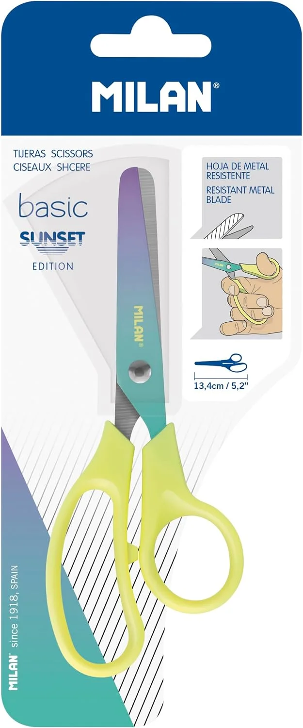 قیچی میلان مدل Basic Sunset، زرد